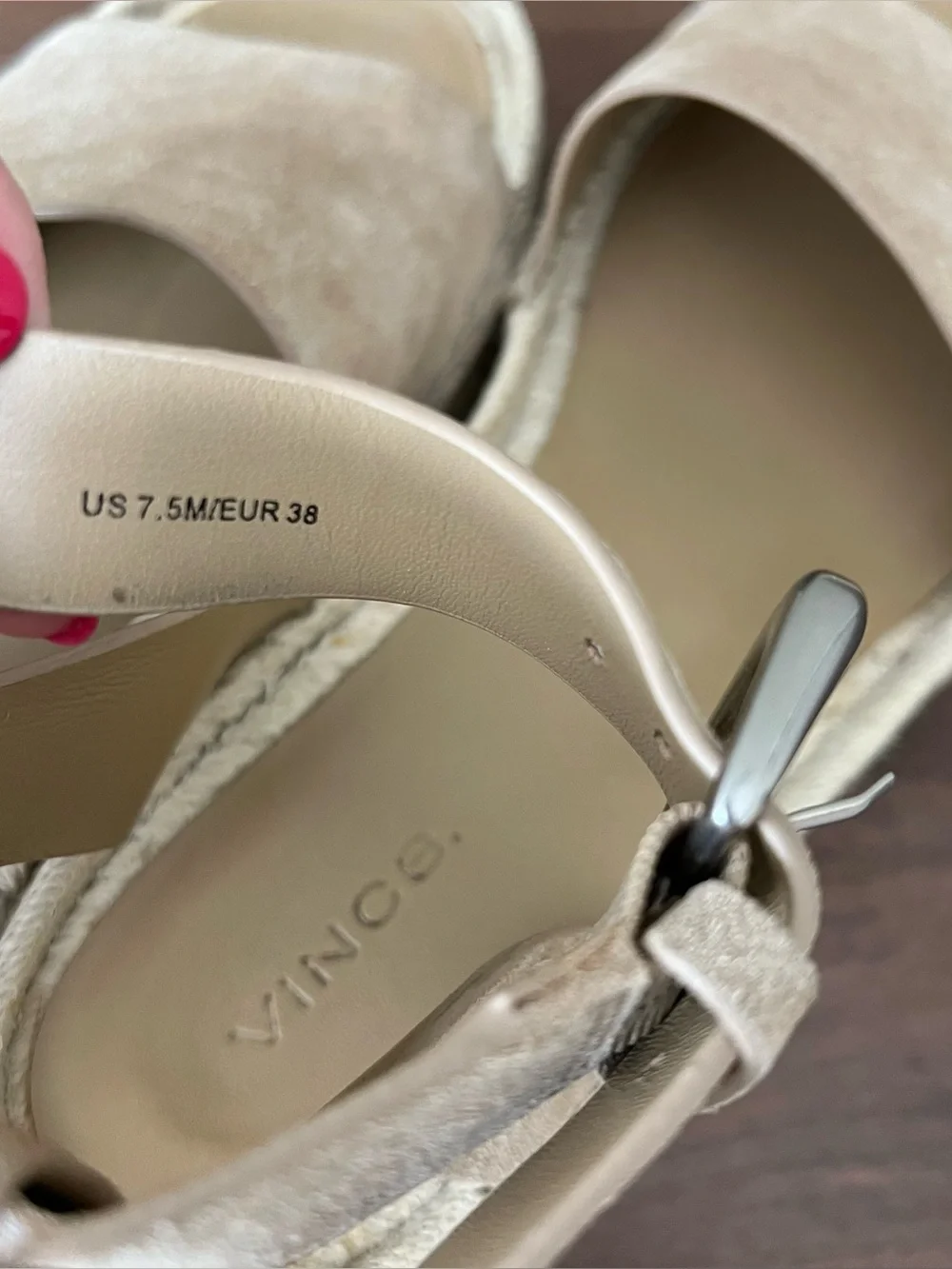 Vince suede espadrille
